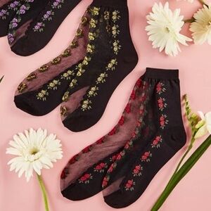 3 pair Two's Company 2 Chic On Pointe Sheer